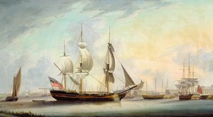 1789年、デプトフォードのテムズ川への輸送